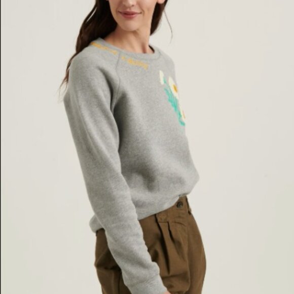 Lucky Brand Women's Long Sleeve Crew Neck Daisy Fresh Sweatshirt - Picture 9 of 14